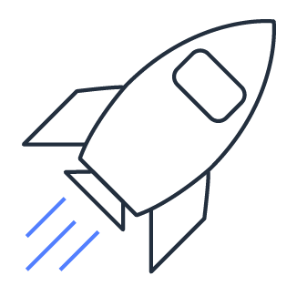AWS Developer Newsletter icon rocket