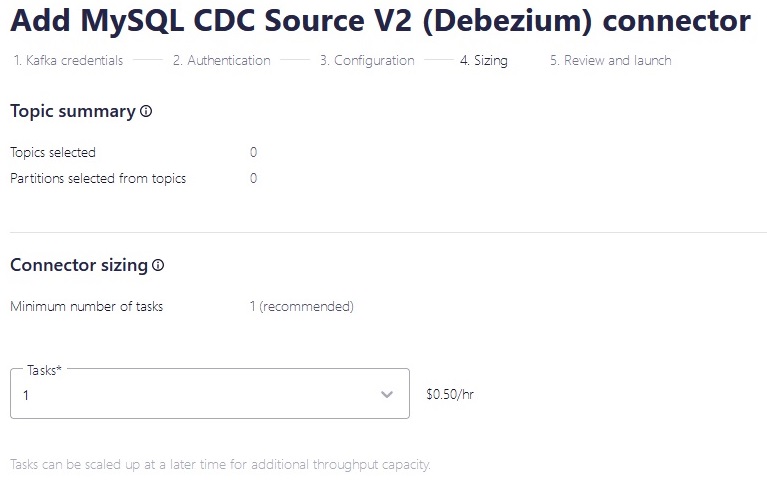 Add MySQL CDC Source V2 connector Sizing Add MySQL CDC Source V2 connector Sizing