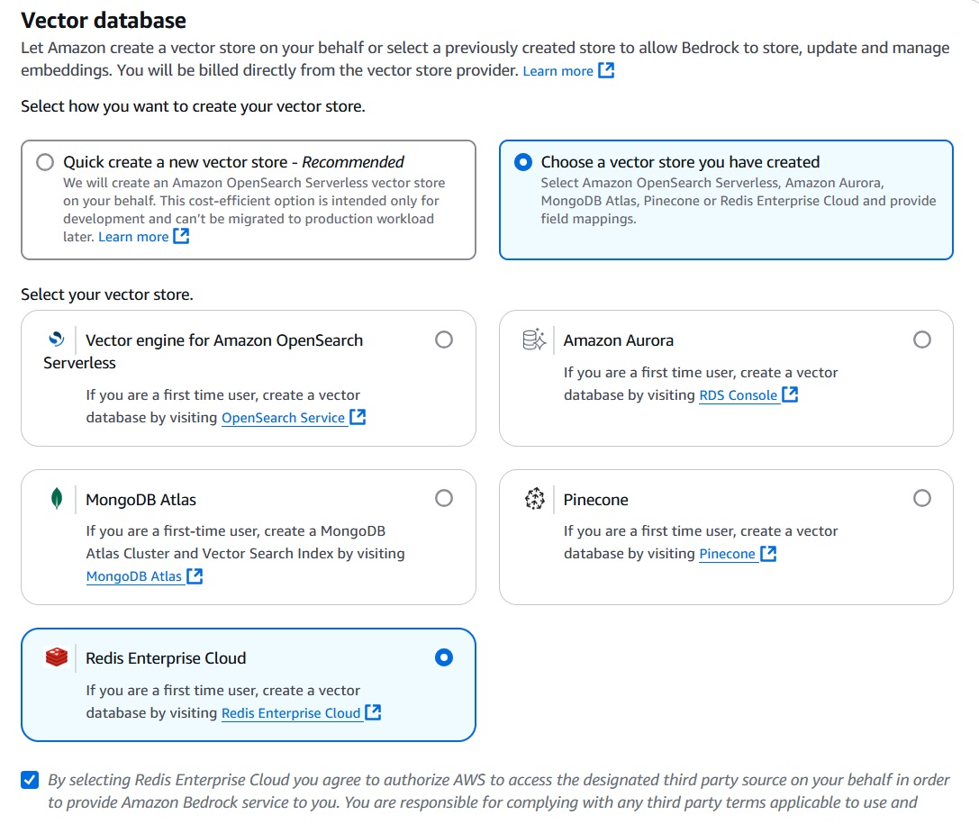 Vector database choose a vector store you have created Redis Enterprise Cloud Vector database choose a vector store you have created Redis Enterprise Cloud