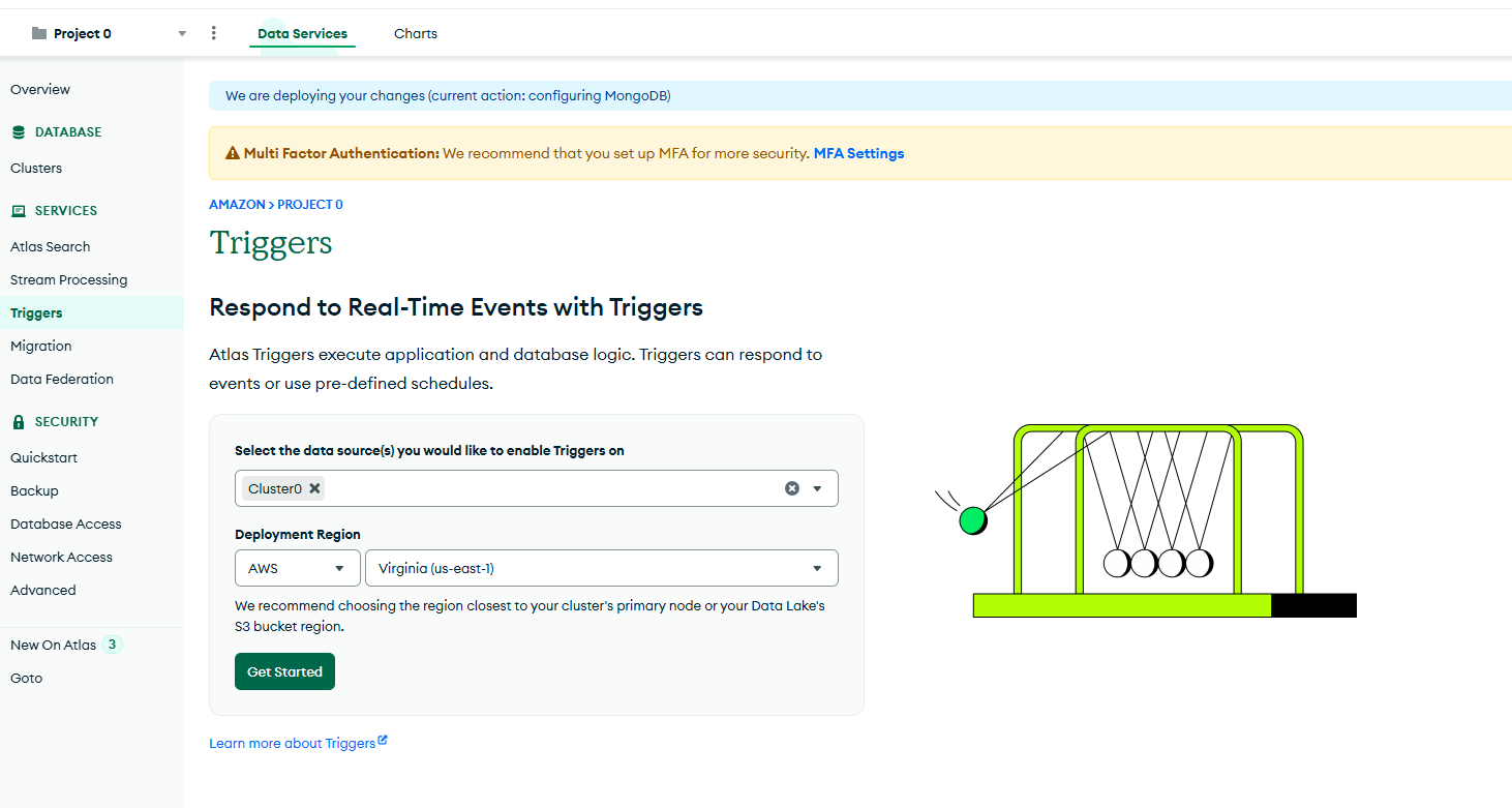 Configure your first Trigger