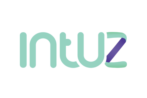 The Intuz logo displayed with green and purple stylized text on a white background.