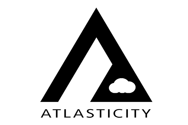 Blazeclan logo in black, vertical orientation