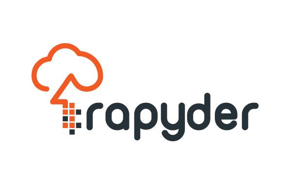 Rapyder company logo featuring a stylized orange cloud and arrow design, with the company name in lowercase next to it on a white background.