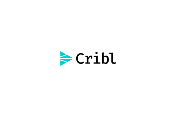 The logo of Cribl, featuring the company name with a stylized blue triangle symbol on the left.