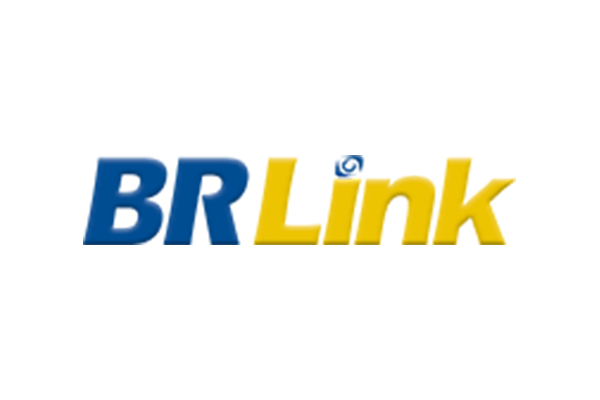 The BRLink company logo with the text 'BRLink' in blue and yellow lettering on a white background.
