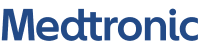 Medtronic logo with blue text on a white background