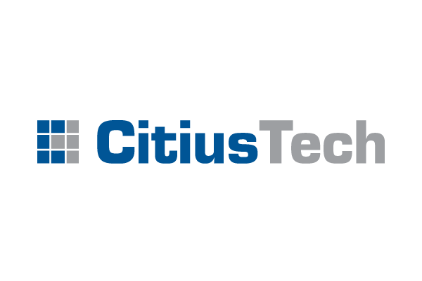 CitiusTech logo in blue and grey colors with a grid icon on the left and the text 'CitiusTech' to the right.
