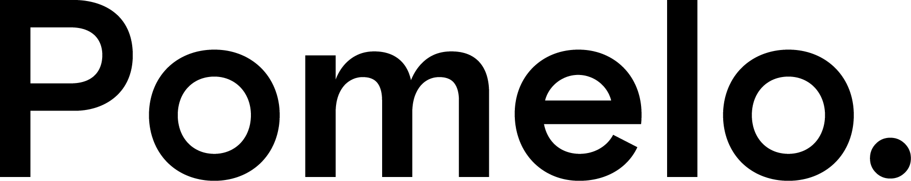 Logo of Pomelo, displaying the brand name in bold black text on a white background.
