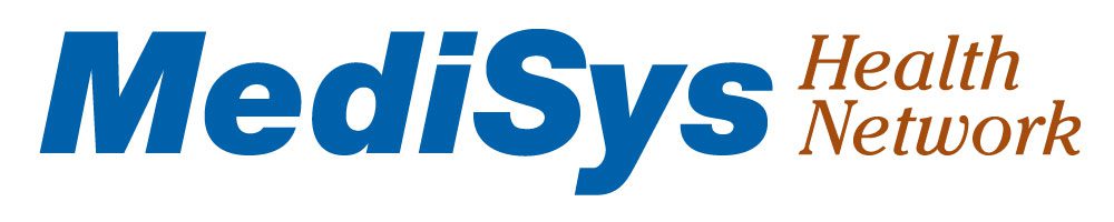 Logo of MediSys Health Network, featuring the name 'MediSys' in bold blue letters and 'Health Network' in brown italic text.