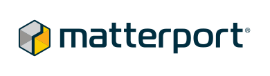 The Matterport company logo, featuring a geometric icon and the word 'matterport' in stylized text.