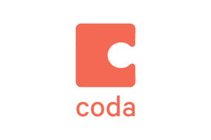 "Orange Coda logo with a stylized 'C' inside a square."