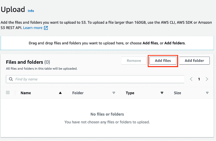 Etapa 2: faça upload do conjunto de dados para o bucket do Amazon S3 Etapa 2: faça upload do conjunto de dados para o bucket do Amazon S3