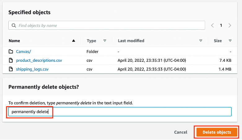 Etapa 6: limpe seus recursos da AWS Etapa 6: limpe seus recursos da AWS